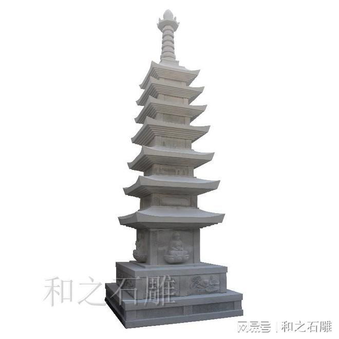 石塔图片及寺院石雕佛米乐 M6米乐塔样式(图2)