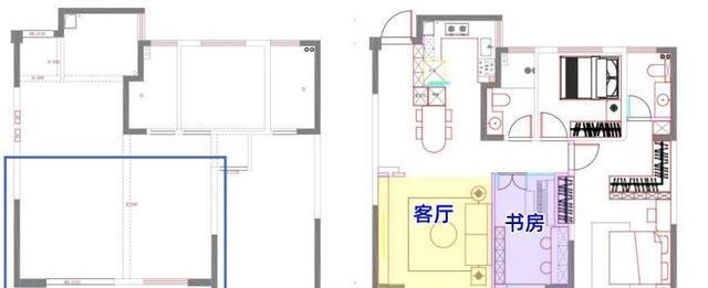 横厅一分为二一半留作客厅一半当书房功能米乐 M6米乐性翻倍太酷了吧(图1)