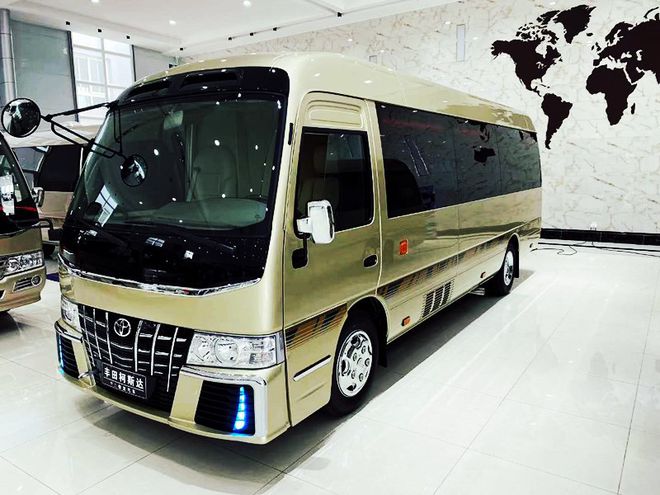 米乐 M6米乐丰田考斯特8座价格 40六缸商务车配置(图1)
