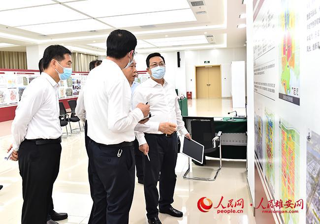 米乐 M6米乐张国华调研雄安新区城市风貌设计三维数据模型建设工作(图1)