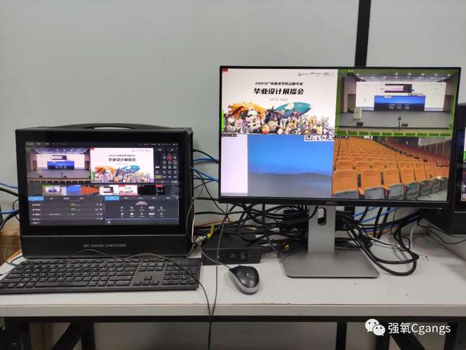 广美动画专业毕业米乐M6 米乐设计展播会​直播用强氧小型IP现场制作解决方案(图6)