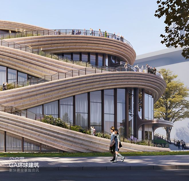 米乐M6 米乐上海新地标！英国建筑师设计“西岸漩心”黄浦江畔炫目亮相！(图5)