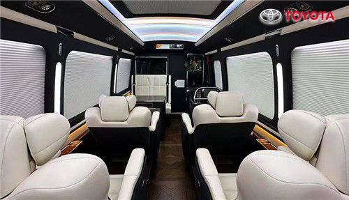 熊猫版米乐M6 米乐丰田考斯特LM680豪华商务车价格(图8)