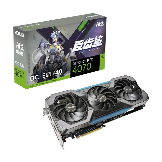 华硕新款RTX 4070巨齿鲨显卡开米乐 M6米乐卖：新设计平衡兼容性和效能首发到手4499元(图1)