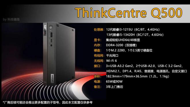 米乐 M6米乐自定义接口 纯商务小主机！ThinkCentre Q500是否值得买？(图1)