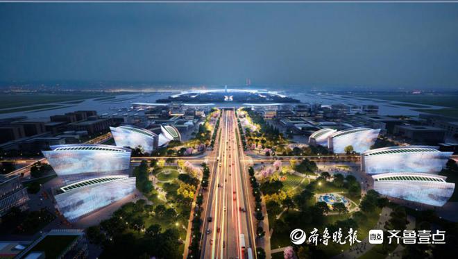 青岛新地标上合之帆！上合空港国际商务中心规划方案通过专家评审米乐 M6米乐(图2)