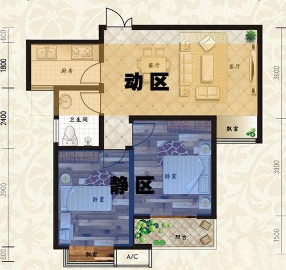 米乐M6 米乐室内房屋设计关于动静分区显得十分重要(图2)