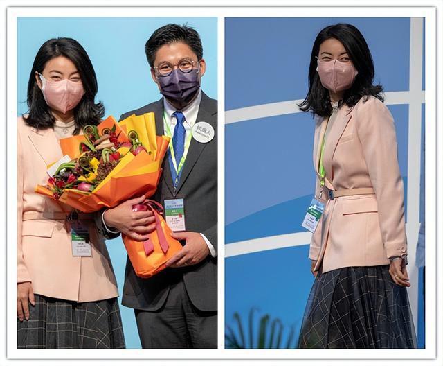 米乐 M6米乐郭晶晶适合穿商务风的服装有种端庄的女人味儿身材衬得更好了(图7)