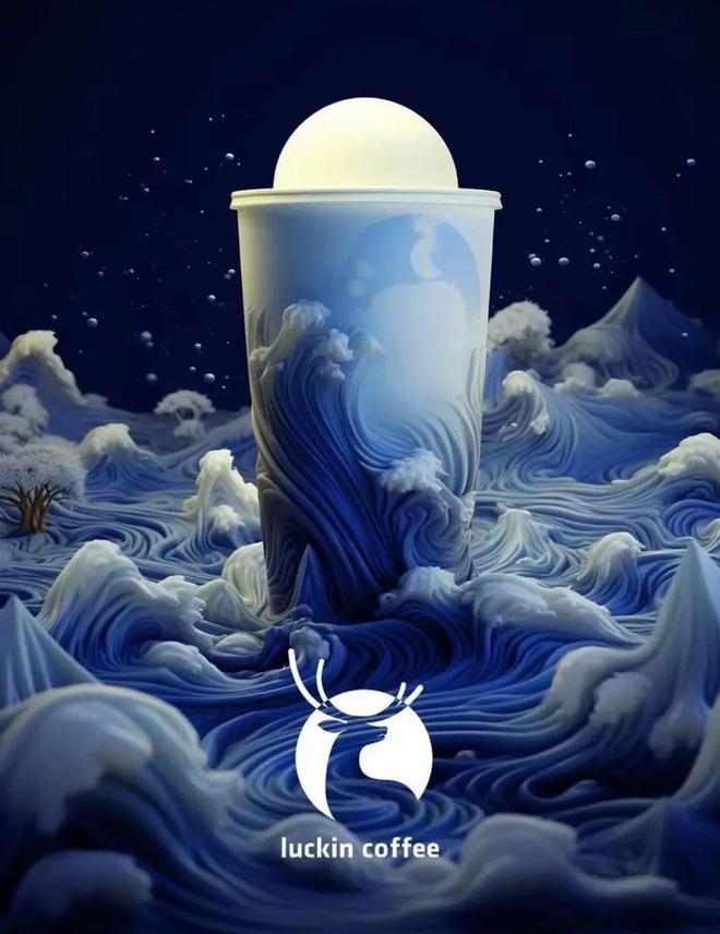 网友用AI设计瑞幸包装堪比世界名画米乐M6 米乐(图3)