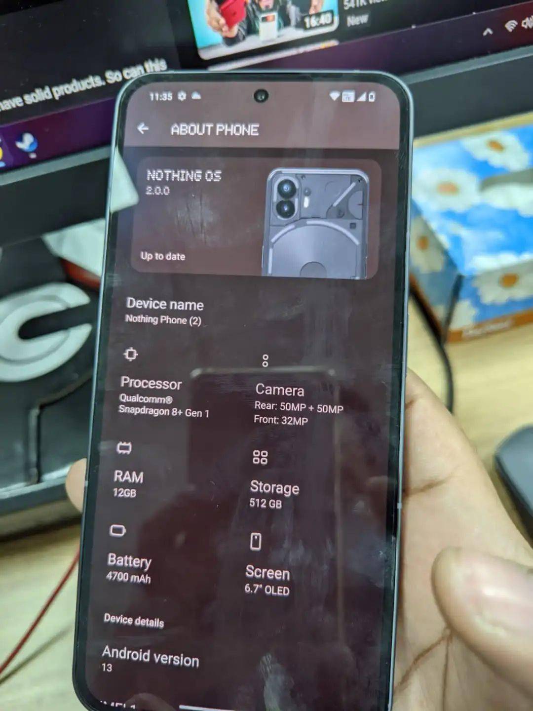 No米乐 M6米乐thing Phone（2）真机图曝光：延续透明后盖设计搭载骁龙8(图2)