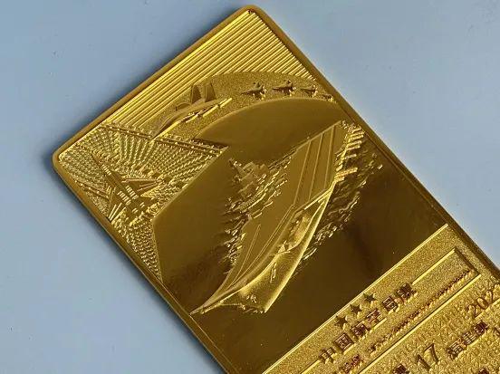 米乐M6 米乐好物 权威造币师谷英斌亲自设计签名中国航母纪念金砖限量一万套！(图14)