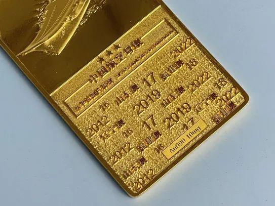 米乐M6 米乐好物 权威造币师谷英斌亲自设计签名中国航母纪念金砖限量一万套！(图15)
