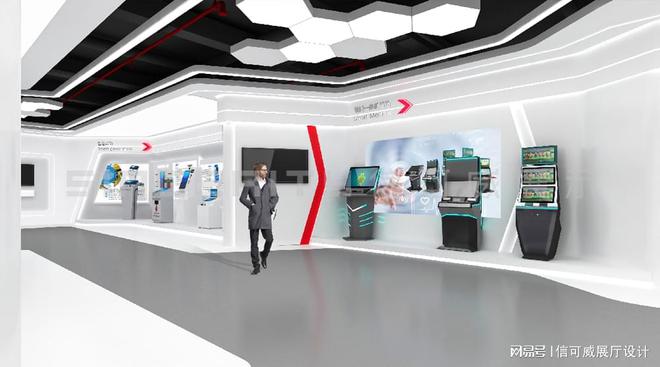 【设计公司】选择展厅设计和施工时优先考虑米乐 M6米乐一体化服务(图3)