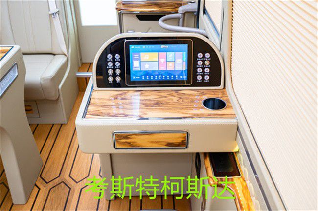 丰田考斯特11座改装 豪米乐 M6米乐华版商务中巴(图2)