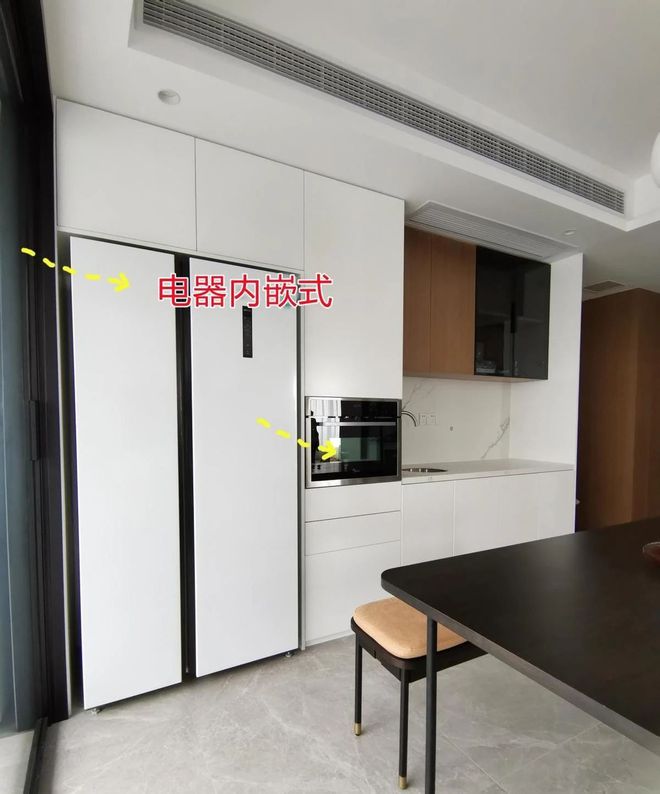 米乐 M6米乐“教科书式”餐边柜设计布局周全再次装修我打算从中取取经！(图2)