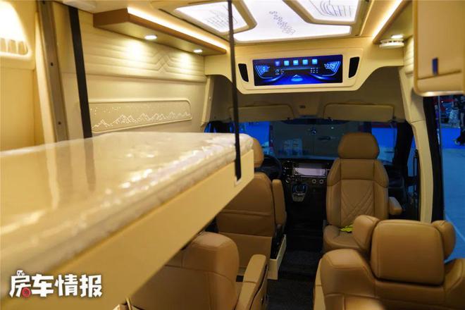 适合小公司米乐M6 米乐用的B型房车6座设计有航空座椅接待有面子还能住宿(图10)