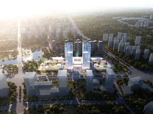 新名片！城市地标！孝感中央商务区正式开工！米乐M6 米乐(图4)