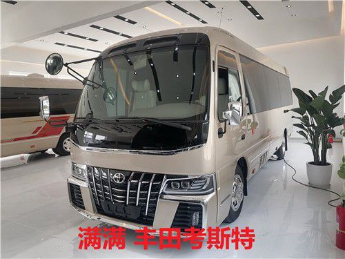 米乐 M6米乐进口丰田考斯特12座6缸商务车报价配置(图1)