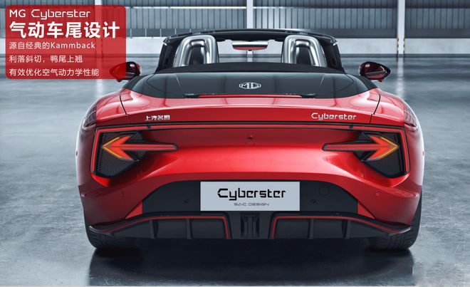 解析MG Cyberster 纯电敞篷跑车的性能与设计。米乐 M6米乐(图12)