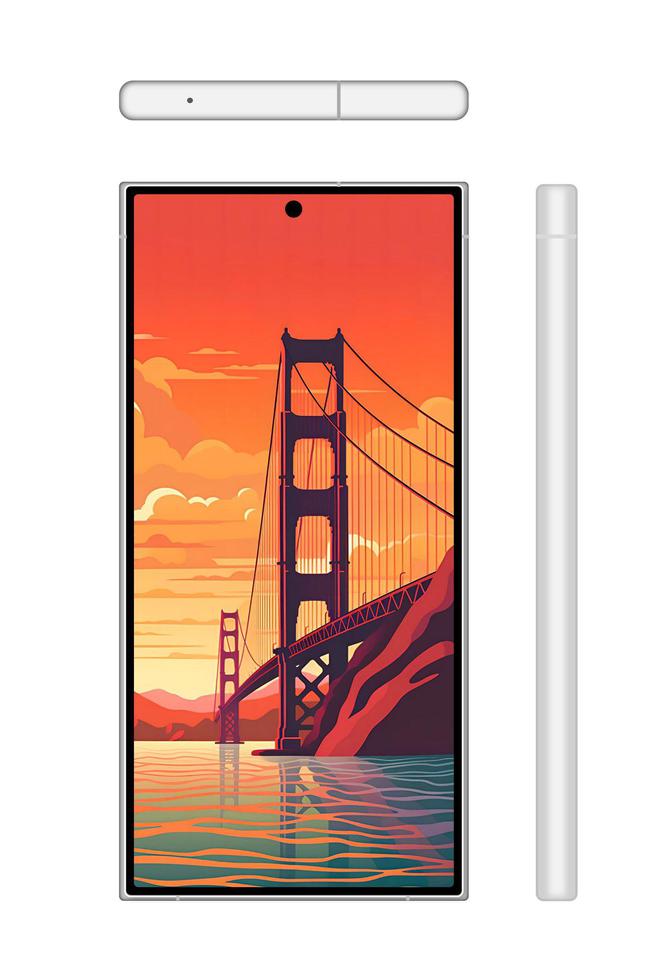 三星Galaxy S24 Ultra手机高清米乐 M6米乐渲染对比：李一焕操刀的首版设计(图2)