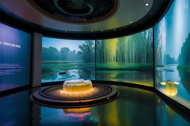 科普展览馆设计国家湿地公园米乐M6 米乐科普展览馆建设方案厅图片(图3)
