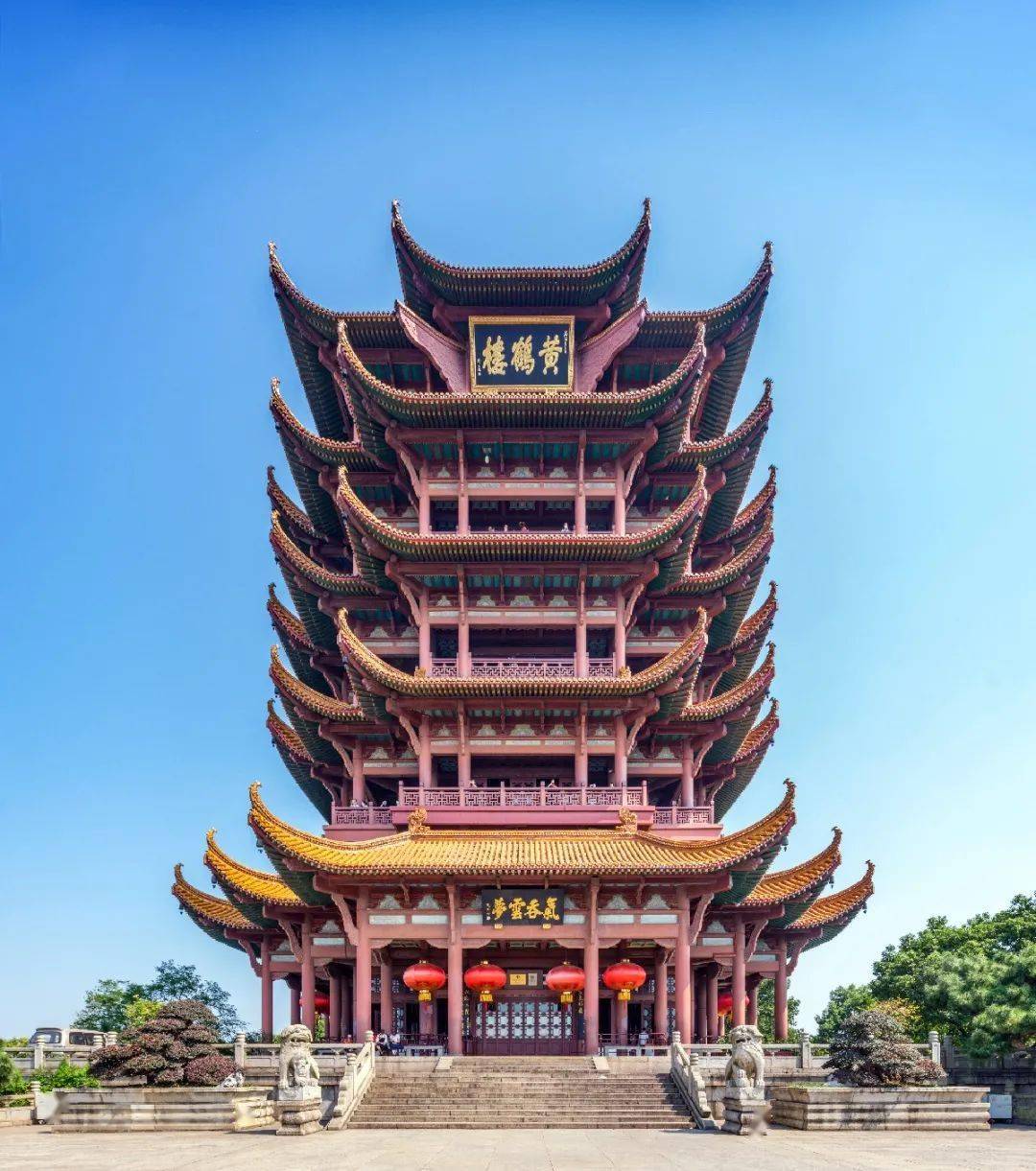 米乐 M6米乐信物百年 这份手绘设计图重现千年黄鹤楼(图5)
