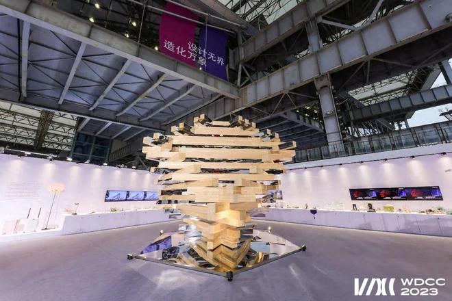 开启“米乐 M6米乐设计之都”的艺术装置由河南觅庭建筑科技搭建(图3)
