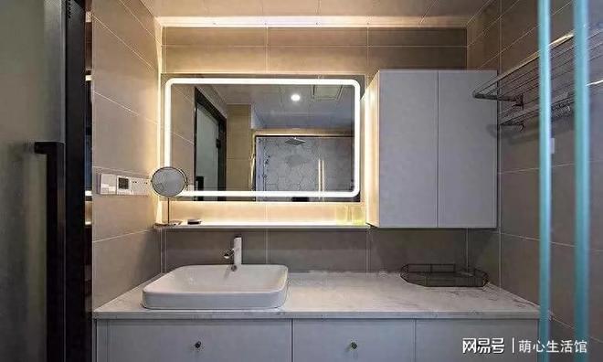米乐M6 米乐简单的洗手台设计浴室柜、台盆和镜子的搭配很重要(图3)