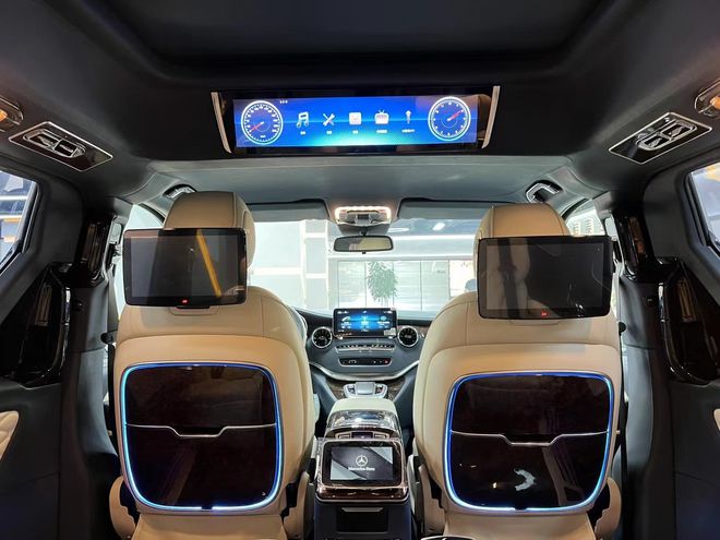 米乐 M6米乐奔驰V260商务车加高顶改装天津现车报价(图3)