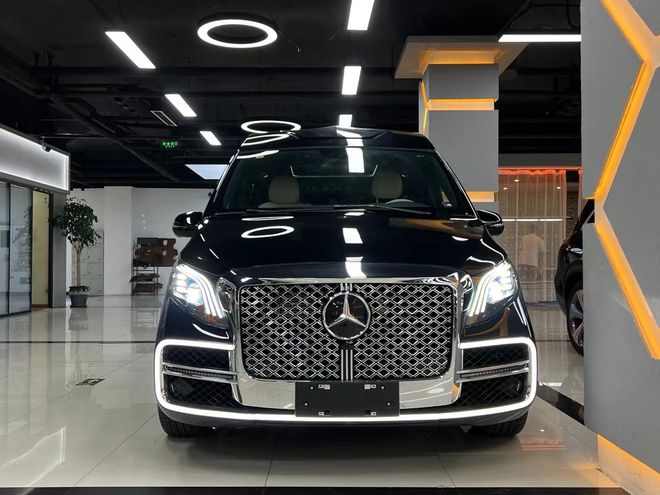 米乐 M6米乐奔驰V260商务车加高顶改装天津现车报价(图2)