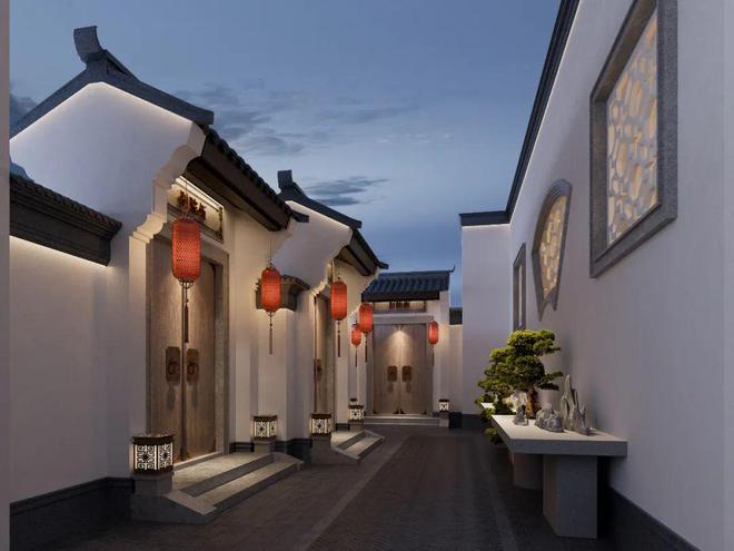 儒雅中式 良宸美景·花鹿酒店会所装修设计米乐M6 米乐(图1)