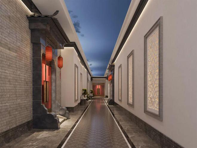 儒雅中式 良宸美景·花鹿酒店会所装修设计米乐M6 米乐(图8)