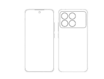 Redmi K米乐M6 米乐70外观设计图曝光 套娃小米14(图1)