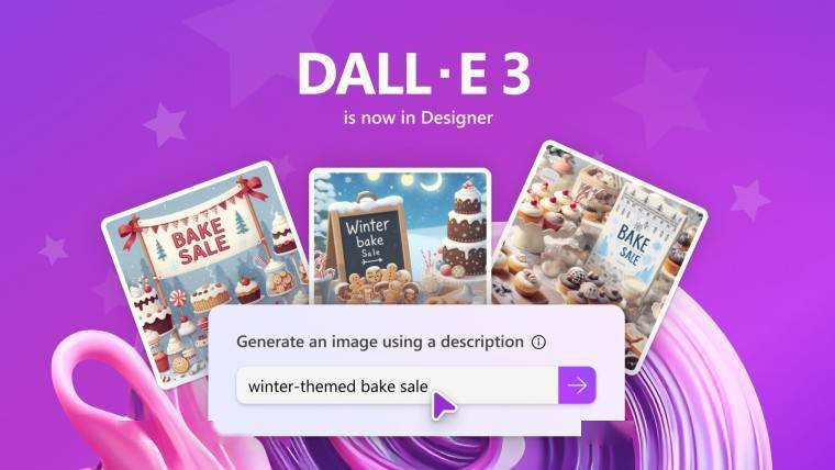 米乐M6 米乐微软 Designer 升级整合 DALL-E 3：一句话生成完整品牌设计(图1)