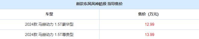 细节设计和配置调整新款东风风神皓极哪款值得选择(图1)