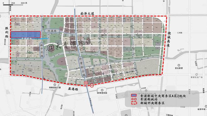青浦新城中央商务区年度8幅收储地块范围揭秘(图5)