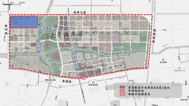 青浦新城中央商务区年度8幅收储地块范围揭秘(图3)