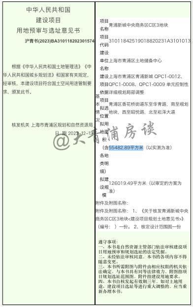 青浦新城中央商务区年度8幅收储地块范围揭秘(图12)
