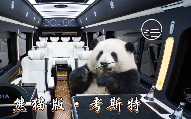 丰田考斯特柯斯达改装12座黑白内饰商务车(图1)