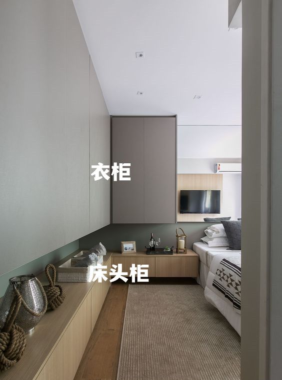 搬新家旧床头柜不要了这5种转角床头柜设计实用也不多占1㎡(图4)