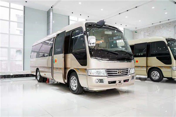 进口丰田考斯特10座商务旅居车价格(图1)