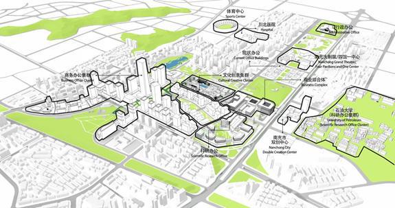 南充市中央商务区规划设计方案抢先一睹效果图(图8)