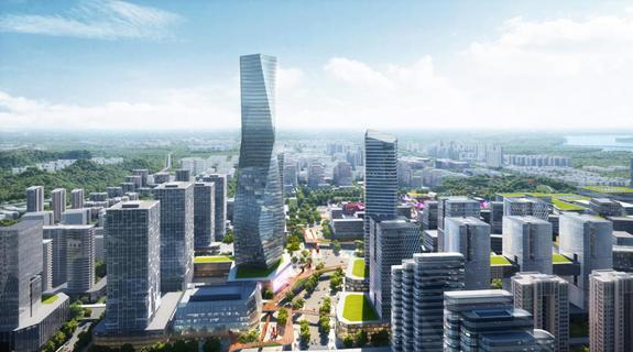 南充市中央商务区规划设计方案抢先一睹效果图(图9)