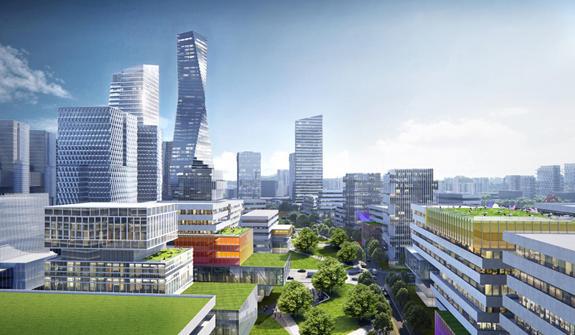 南充市中央商务区规划设计方案抢先一睹效果图(图10)