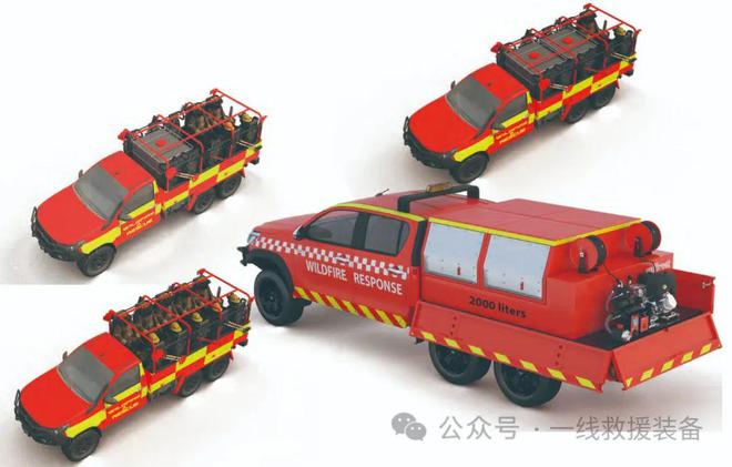 为电动汽车火灾快速救援设计负载量大6×6 HILOAD能进密闭空间(图7)