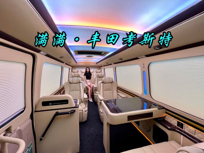 丰田考斯特10座汇报席设计报价及图片参数(图7)
