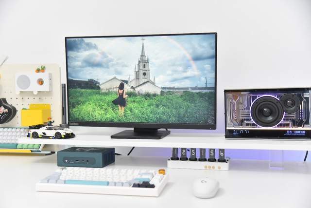商务显示器里的全能选手联想E24q-30体验桌面显示器就这么定(图12)