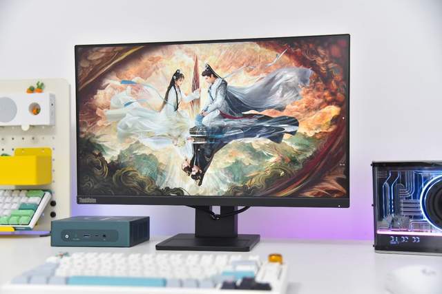 商务显示器里的全能选手联想E24q-30体验桌面显示器就这么定(图17)