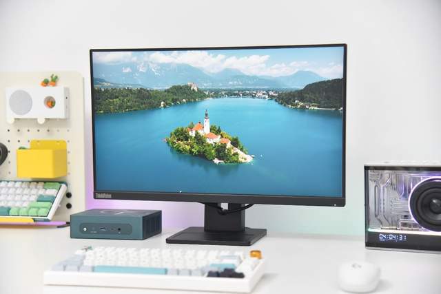 商务显示器里的全能选手联想E24q-30体验桌面显示器就这么定(图22)