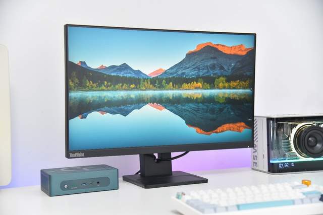 商务显示器里的全能选手联想E24q-30体验桌面显示器就这么定(图21)